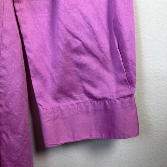 Chico's XL pink Button Up Shirt career business casual western farmhouse classic - Picture 4 of 11